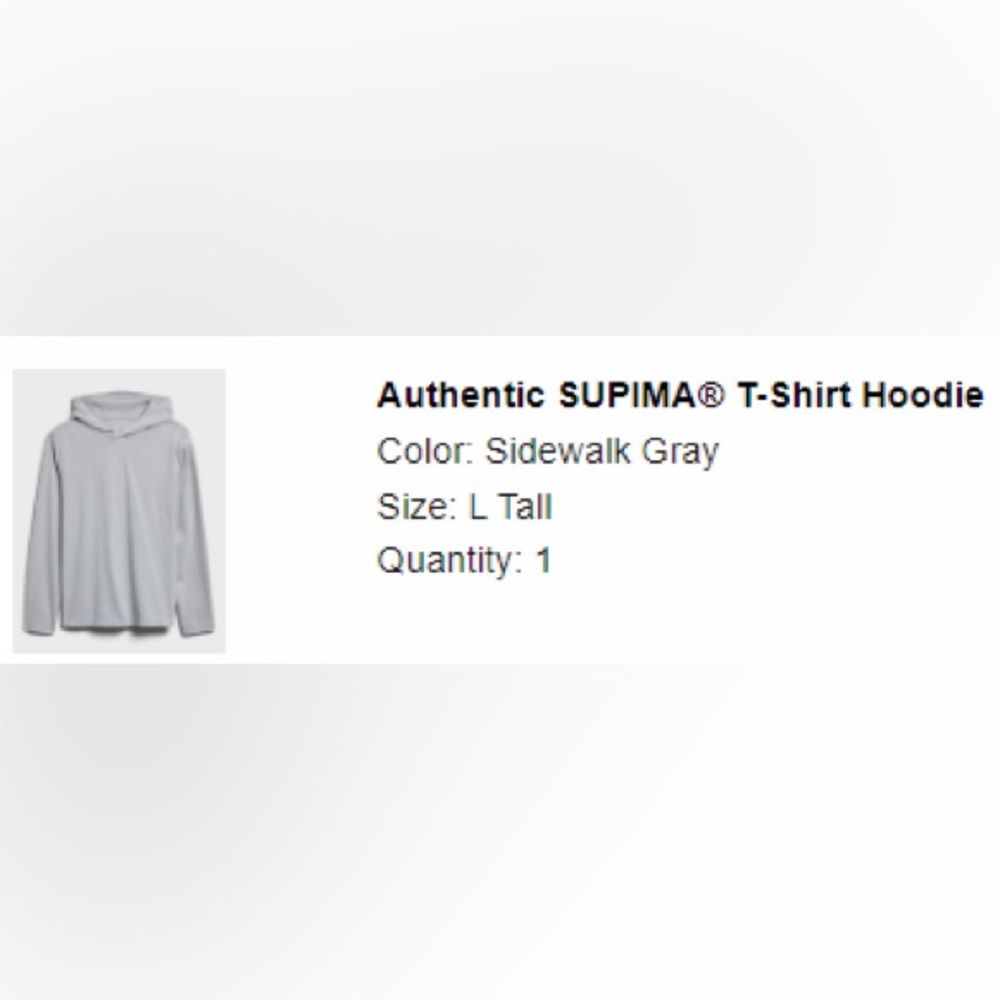 Banana Republic Authentic SUPIMA T-Shirt Hoodie brand new